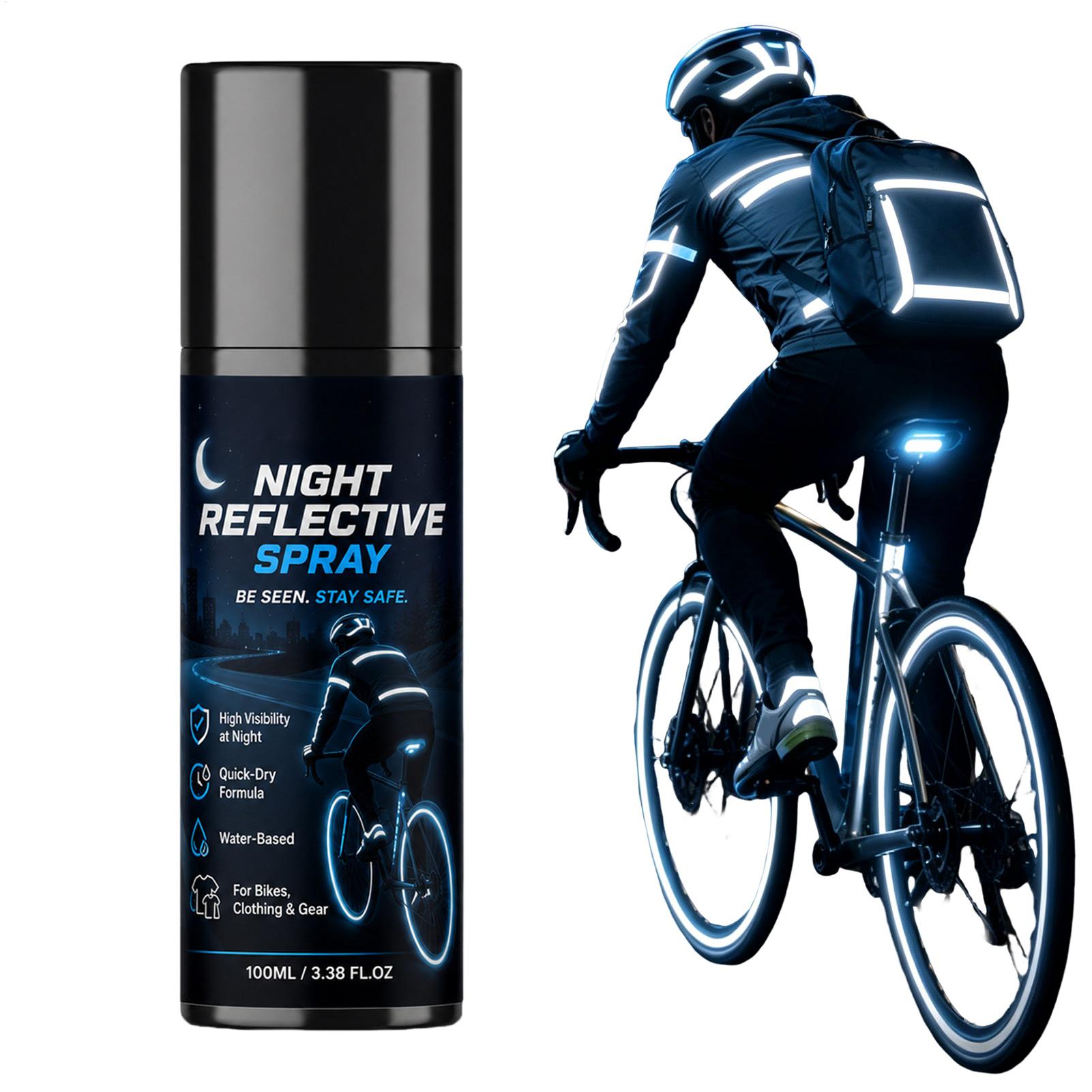 100ml Night Reflective Spray,  - đánh giá và giá Running Visibility Gear