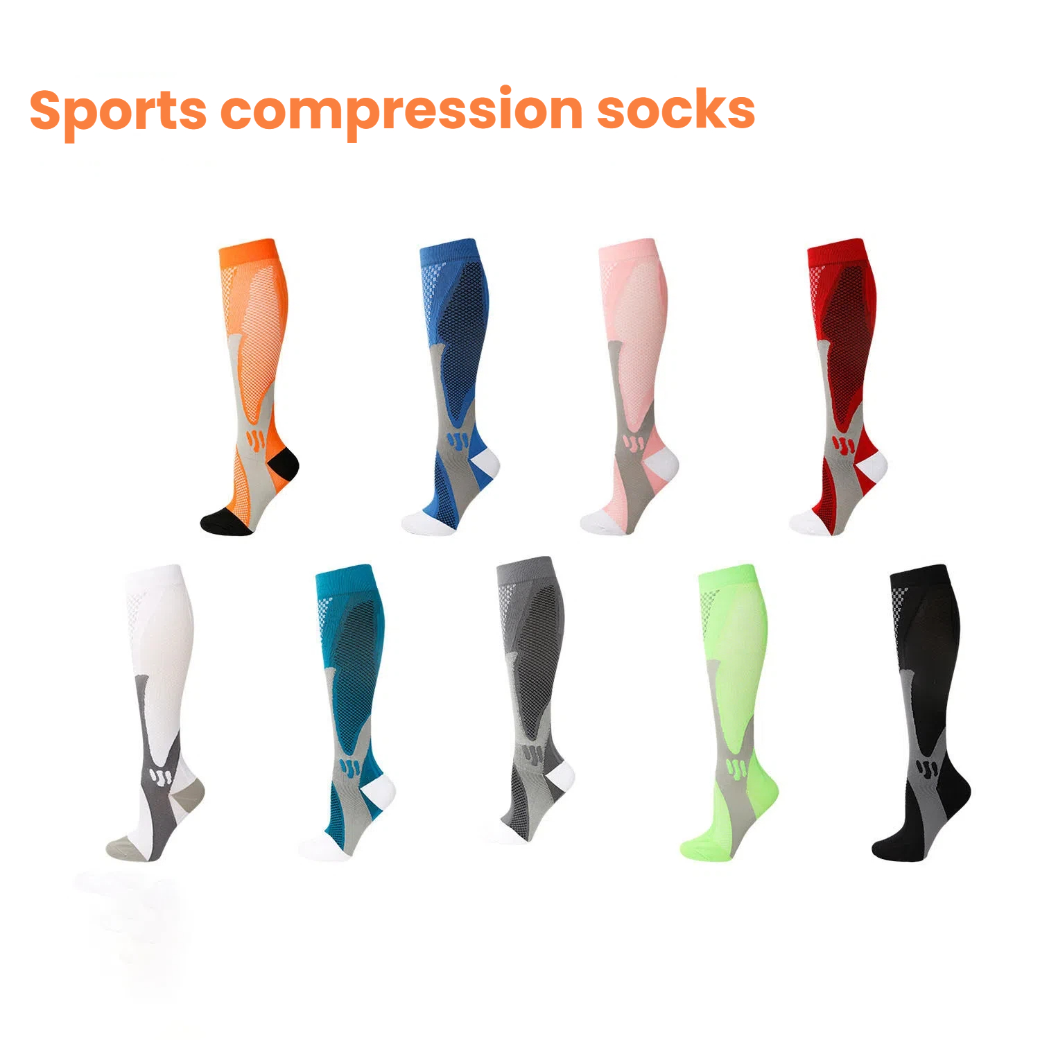 Cross Border Nylon Compression - đánh giá và giá Sports Socks