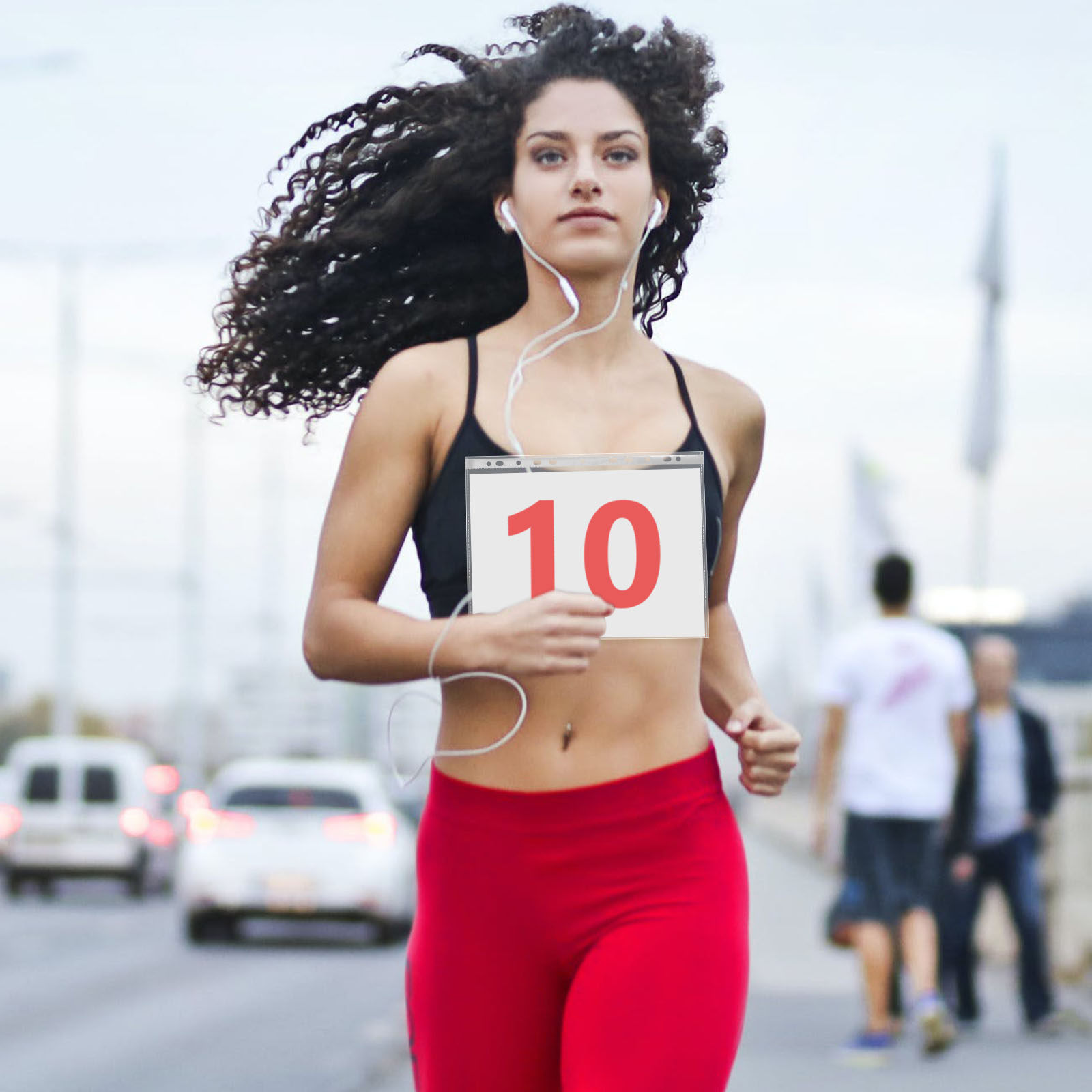 100Pcs Transparent Bib Number  - đánh giá và giá Race Bib