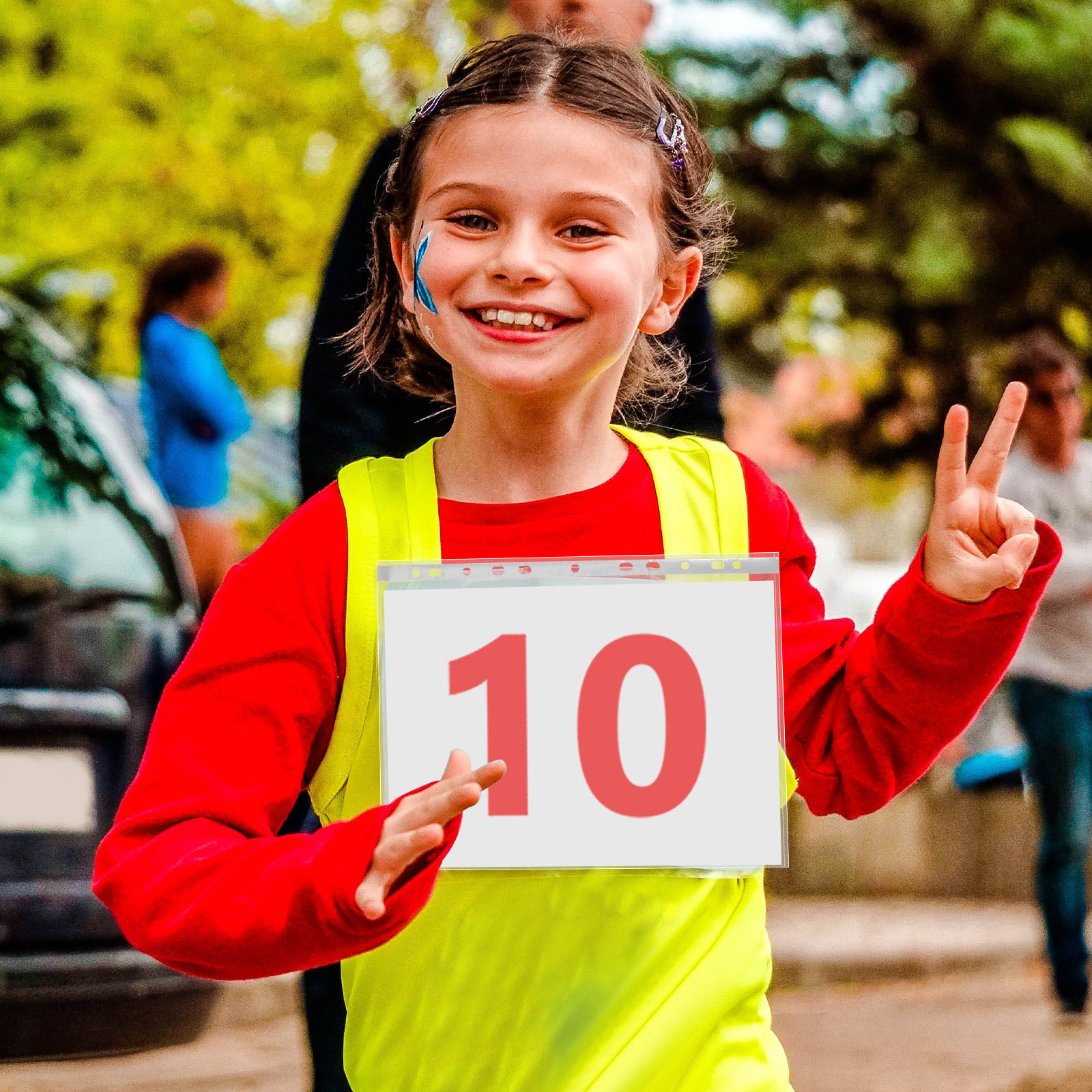 100Pcs Transparent Bib Number  - đánh giá và giá Race Bib