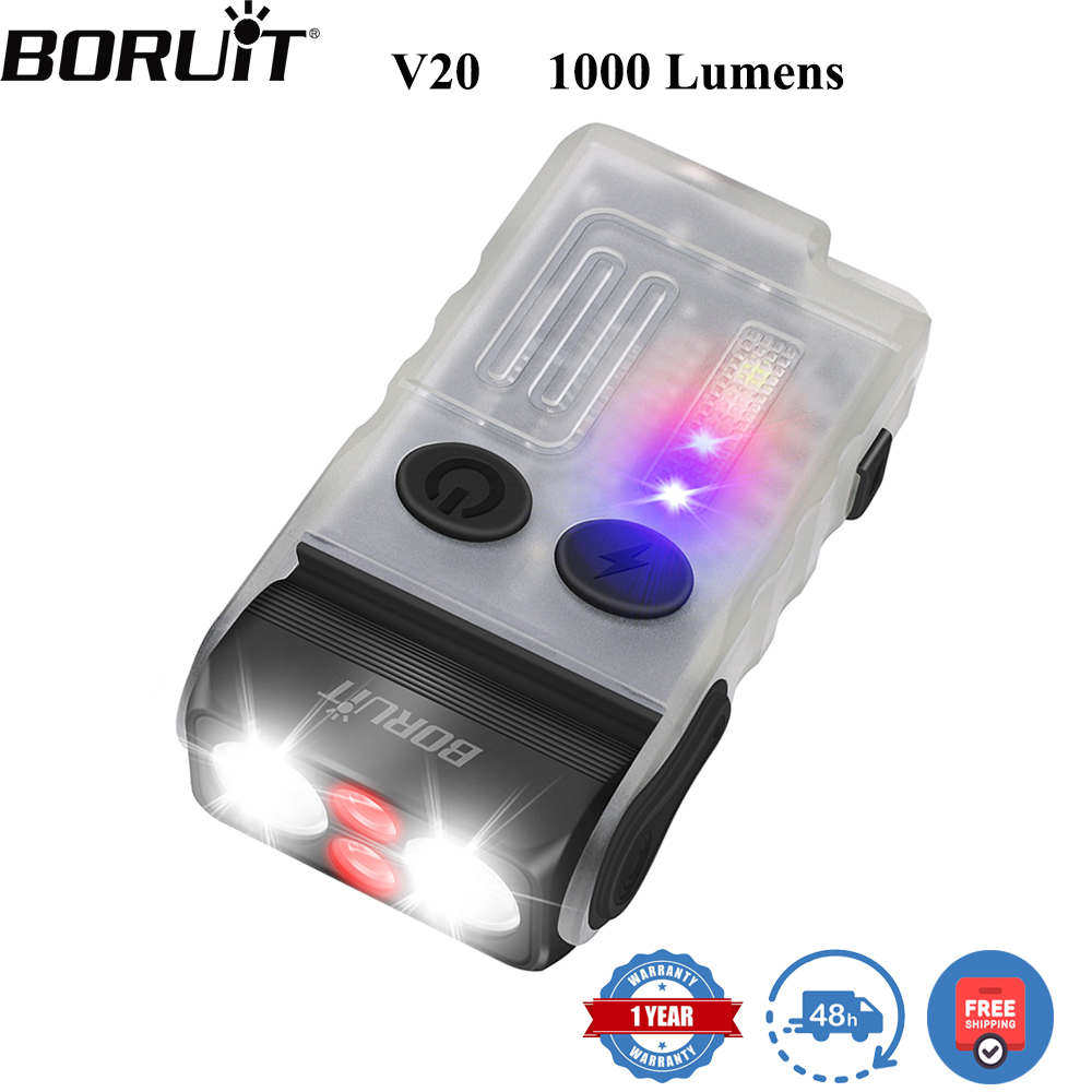 BORUiT V20 Fluorescence Buzzer - đánh giá và giá Running Headlamp