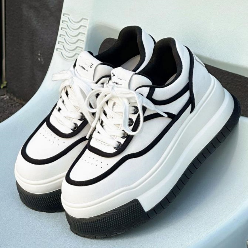 New Leather Women's White Brea - đánh giá và giá Running Shoes Women