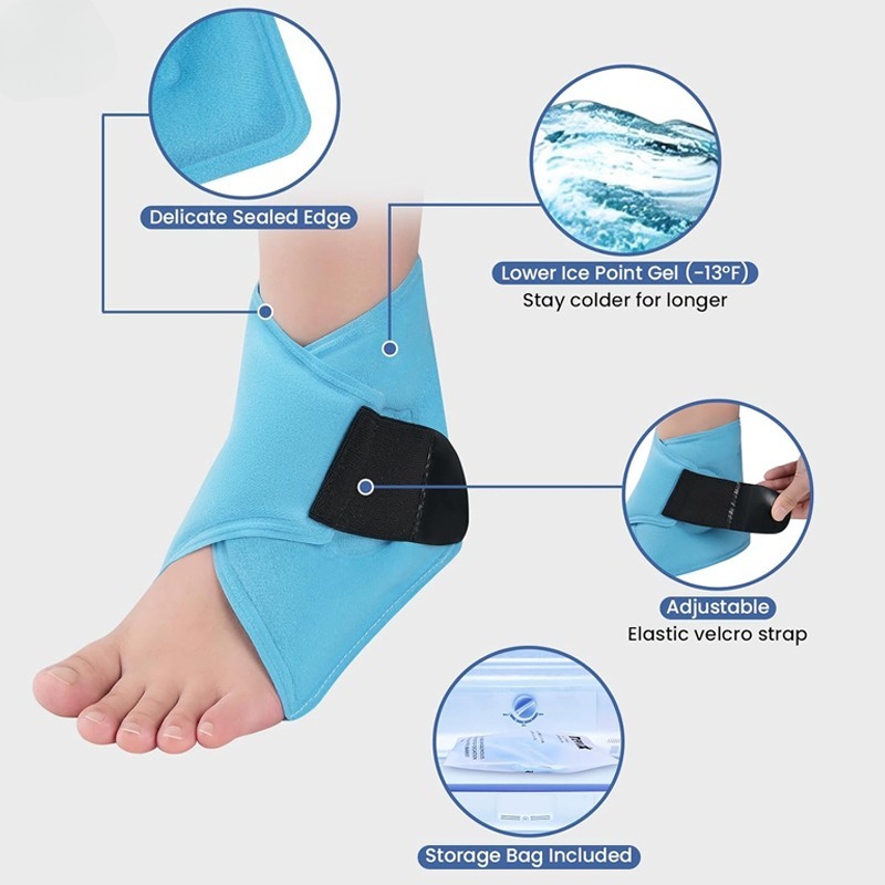 Soft Gel Ankle Ice Pack Hot Co - đánh giá và giá Ankle Brace